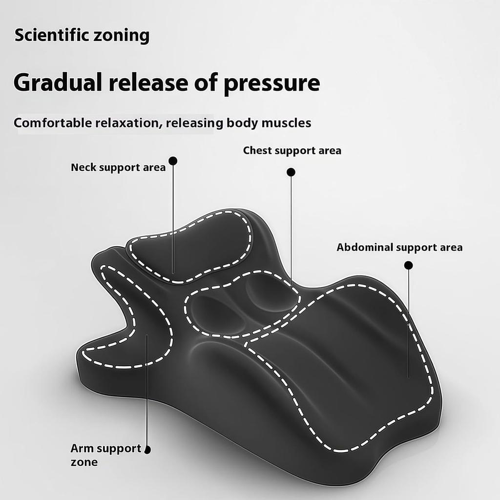 Couples Intimacy Pillow for Sitting Multifunctional Couple Back Pillow Low-Profile Butt Cushion with 3D Memory Foam Design