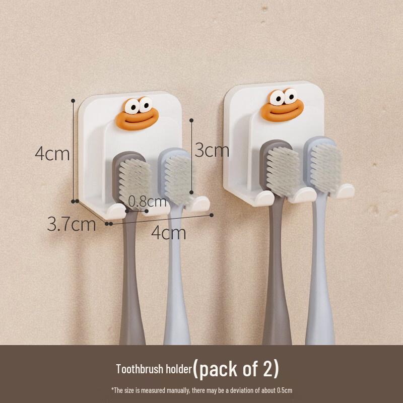 

LIEI Punch-Free Wall-Mounted Toothbrush Holder