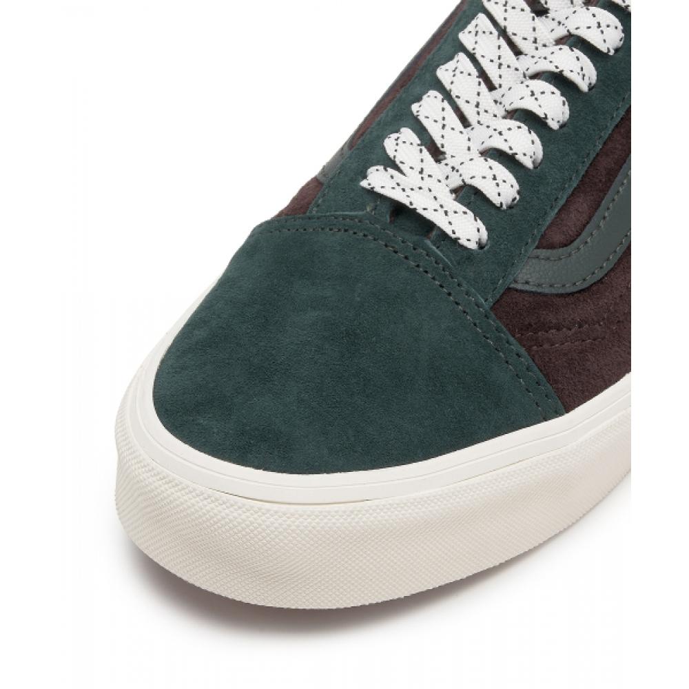 Vans Old School    Pig Suede  Plaid Scarab Vn0a2z42prm1