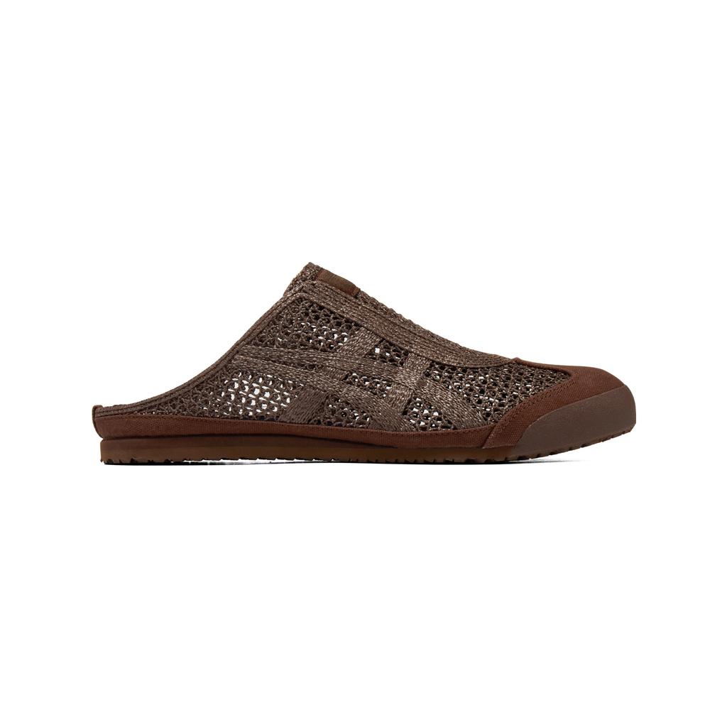 ONITSUKA TIGER Mexico 66 Sabot Breathable Trendy Casual Open-Toe Slippers Unisex Slippers Dark-Brown 1183C123-202