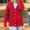 Women's Solid-color Fashionable Long-sleeved Top Cardigan
