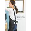 PRISM UNIFORM (Set of 5) Back Cross Apron, X-Shaped, Black, Solid Color, Unisex, 100% Polyester, Black, Chest Guard Style