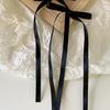 2 Pcs Ribbon Bow Elegant Y2K Style Side Clip Bow Hair Clip Sweet Girls Fairy Bow Style Long Bowknot Balletcore