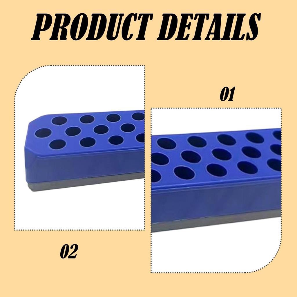 Hex Bit Holder, Portable Reliable with Magnetic Base Screwdriver Bit Organizer,