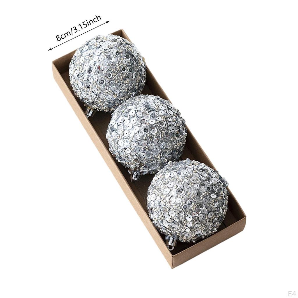 Christmas Ball Set Tree Decorations Handy DIY Projects Decorative Balls for