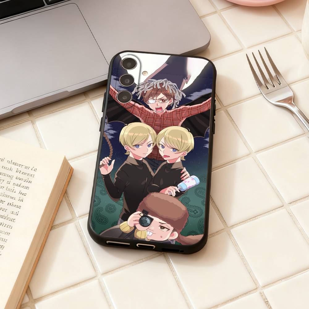 Anime M-Migi to Dali Handyhülle Für Samsung Galaxy A73,A72,A71,A70,A53,A52,A51,Andere Weiche Schwarze Hülle