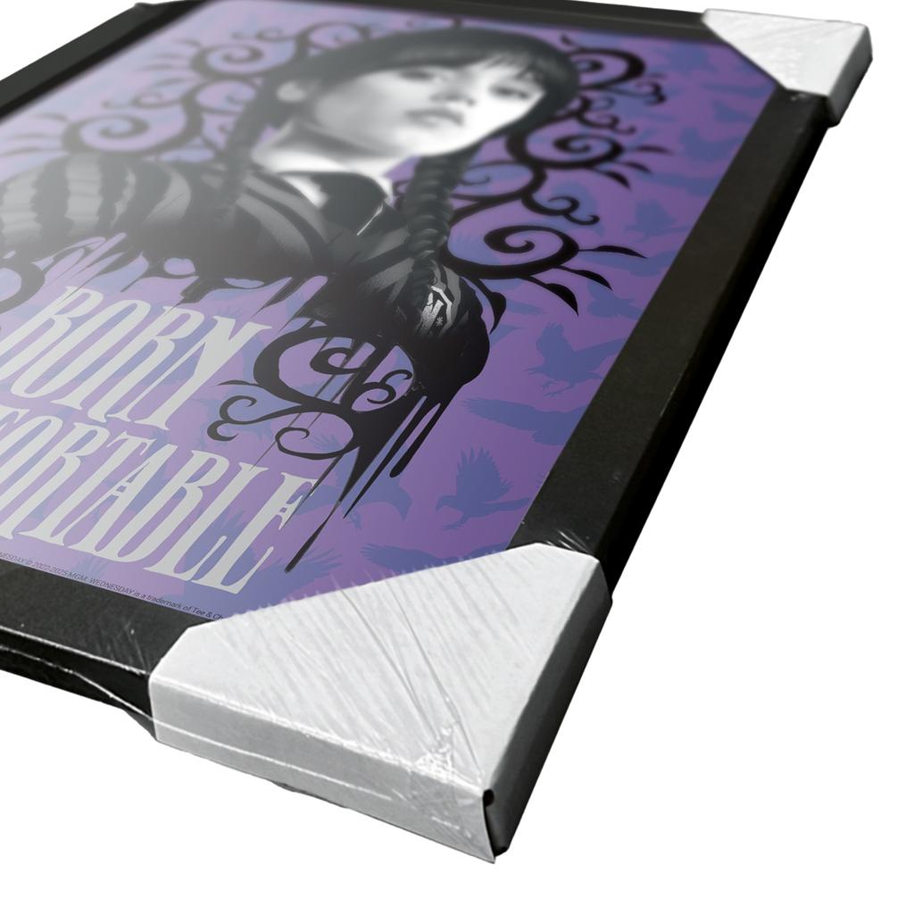 Wednesday Uncomfortable Framed Poster