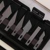 13Pcs Metal Art Knife Aluminum Alloy Carving Knife Tool Set - Perfect For Paper-Cut, Handcraft & Model Making