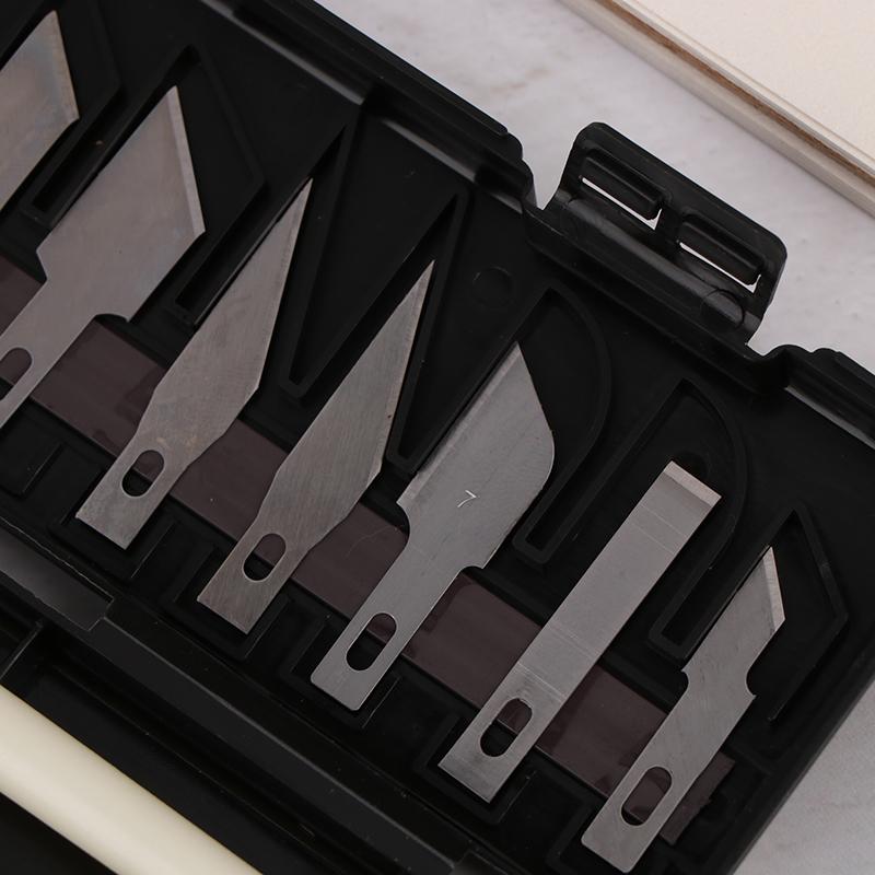 13Pcs Metal Art Knife Aluminum Alloy Carving Knife Tool Set - Perfect For Paper-Cut, Handcraft & Model Making