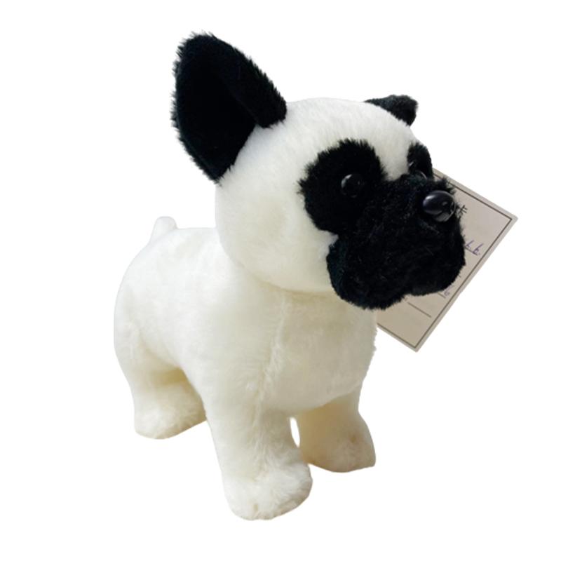 

Имитация Плюшевая Игрушка Бульдог Милая Кукла Щенок Питомец Компаньон Детские Подарки Друг белый