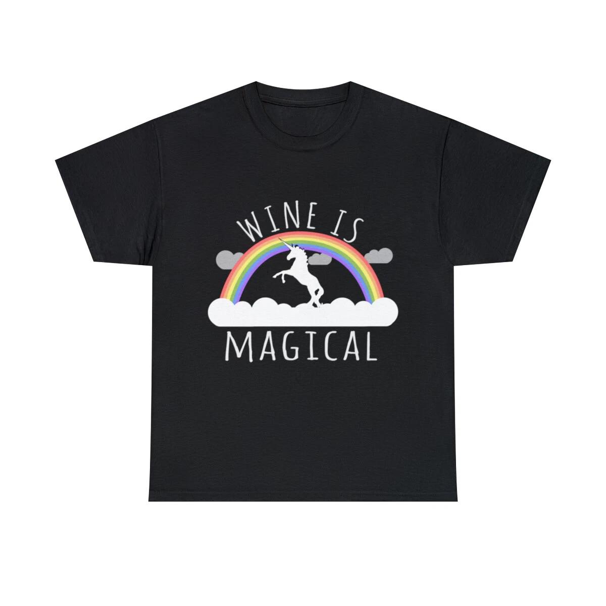 Wine Is Magical Graphic Tee Shirt, S-5XL 3XL