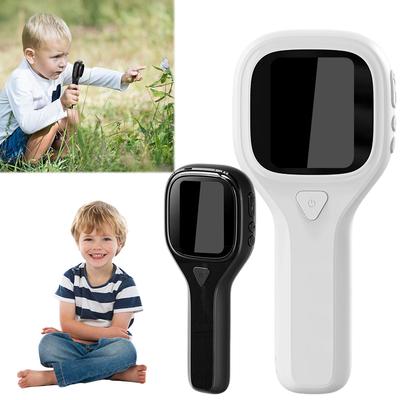 500X Kids Microscope 2 Inch IPS Screen Magnifier Microscope 2 MP with 6 LED Light Birthday Gifts for Age 3 4 5 6 7 8 Girls&Boys