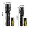 Tianhuo Rechargeable Waterproof Focusing Flashlight