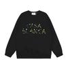 Grenzüberschreitende trendige Marke Casablanca Casablanca Buchstabe gemaltes Print 380g Herren- und Damen- Rundhals-Pullover
