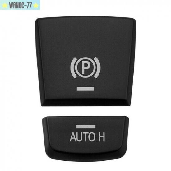 For BMW X3 X5 F25 F15 Matte Black Car Central Handbrake Brake Button Cover Case