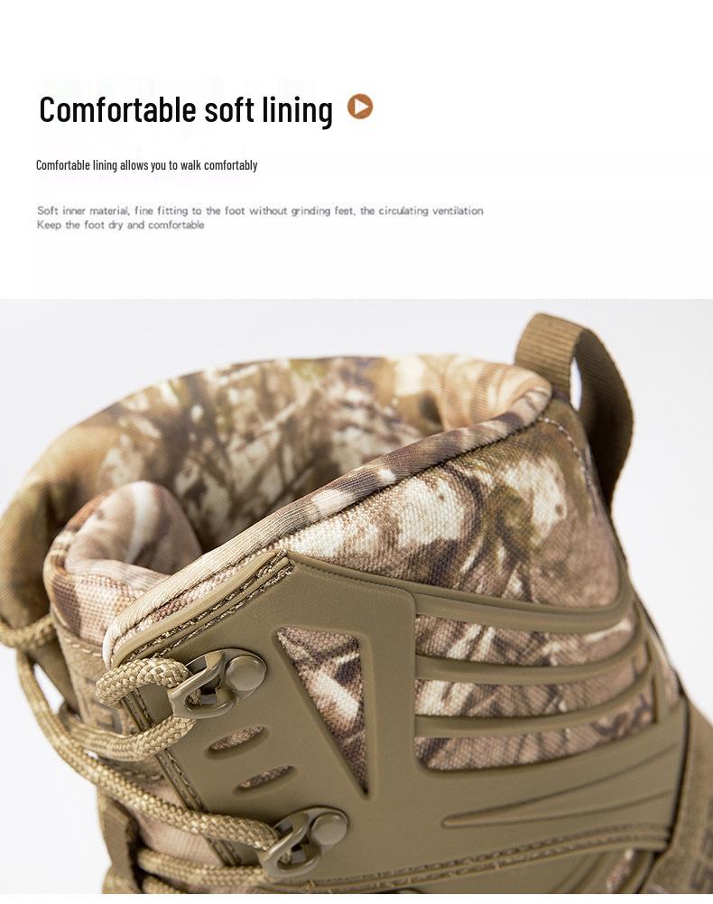 Men's Plus Size Durable Combat and Hiking Boots for Special Forces
