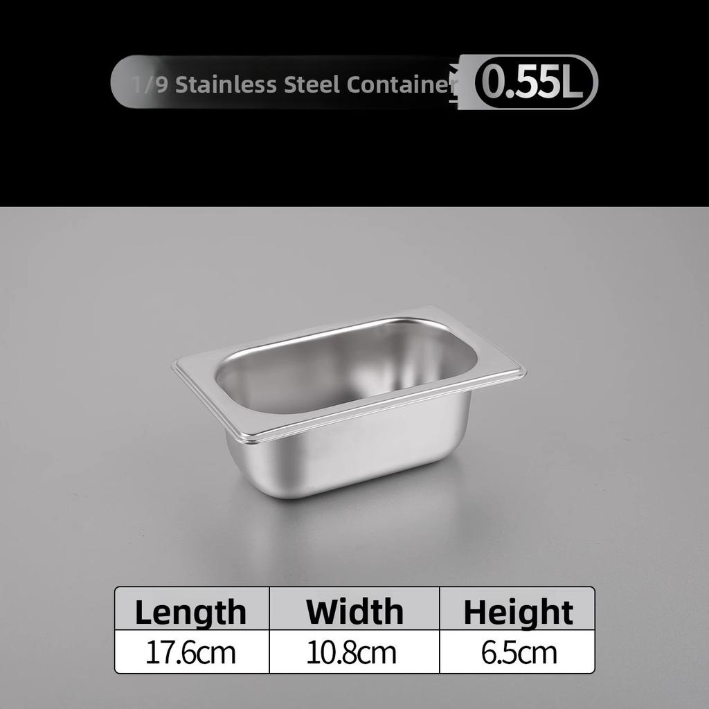Stainless Steel Rectangular Covered Small Seasoning Box Food Container Thermal Restaurant Kitchen Cooking Utensils Dish Pot
