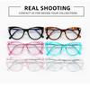 European Fashion Cat Eye Anti-Blue Light Propionate Glasses for Versatile Slimming Effect
