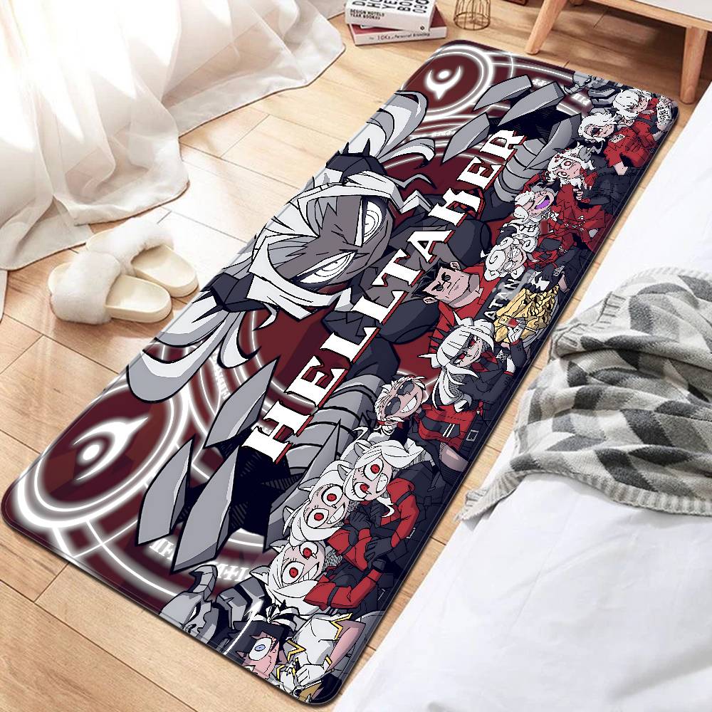 

H-Helltaker Bath Mat Kids Room Bedroom Decoration Balcony Anti-Slip Doormat Living Room Alfombra 50x80cm