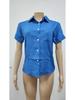 2025 Spring/Summer Women's Chiffon Pocket Button Short Sleeve Shirt - European and American Style Hot Item