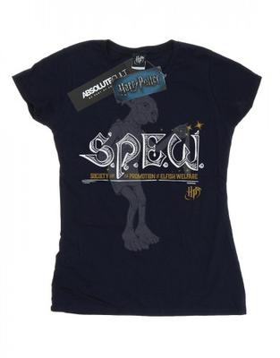 Womens/Ladies Dobby Elfish Welfare Cotton T-Shirt