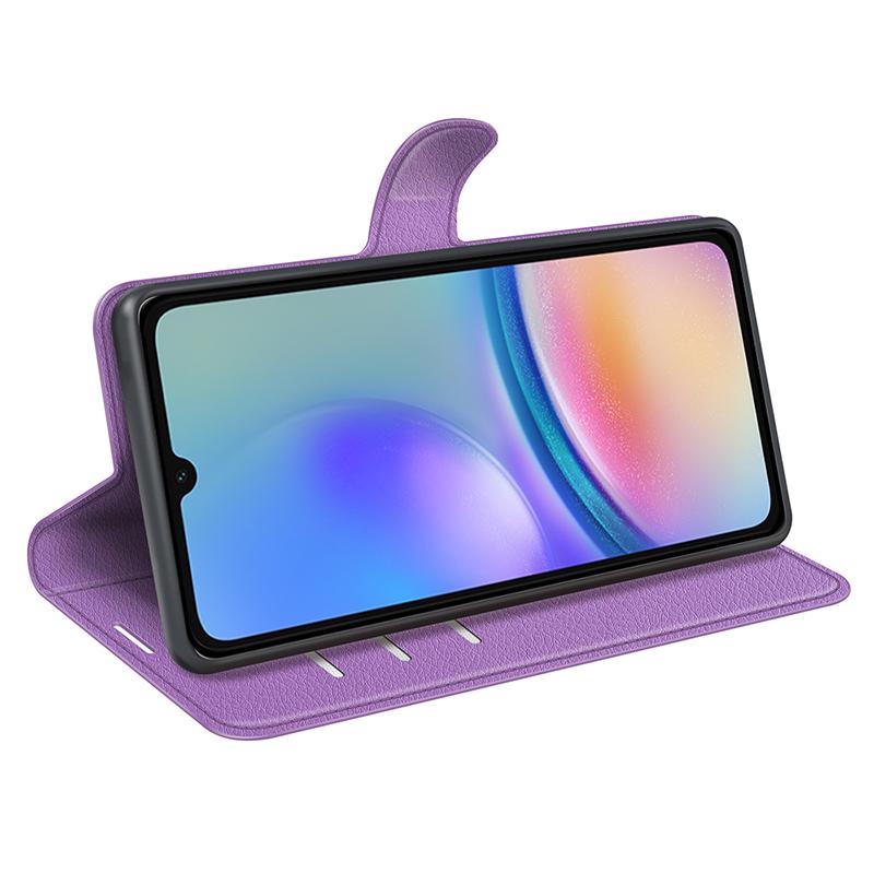 For Samsung Galaxy A05s 4G Case Litchi Texture Stand Leather Wallet Phone Shell