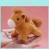 Plush Pony Keychain With Soft Polyester Fleece For Kids Gift And Bag Decor