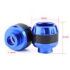 1 Pair of Carbon   Motorcycle Front Fork Frame Sliders Crash  