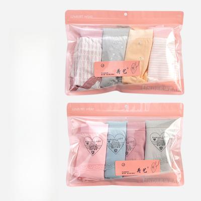 4 PIEZAS Calzoncillos de Algodón de Alta Calidad y Comodidad para Adolescentes Calzoncillos Triángulo de Algodón para Niñas Transpirables Cómodos Suaves Algodón Calzoncillos de Estudiante Set de Verano Femenino