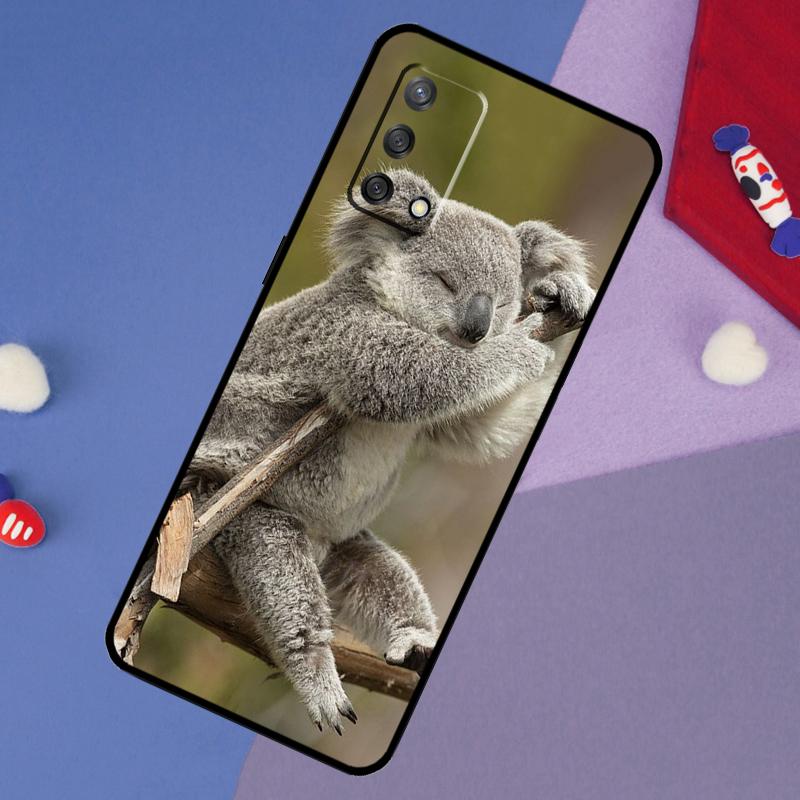 Koala Case For Oppo A17 A60 A40 A80 A16 A76 A96 A98 A58 A78 A18 A38 A57 A74 A54 A94 A15 A5 A6 Pro