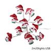 Mushroom String Light 20/30LED USB/Battery Powered Mushroom Fairy Lights for Bedroom Party Christmas Wedding Patio Decoration