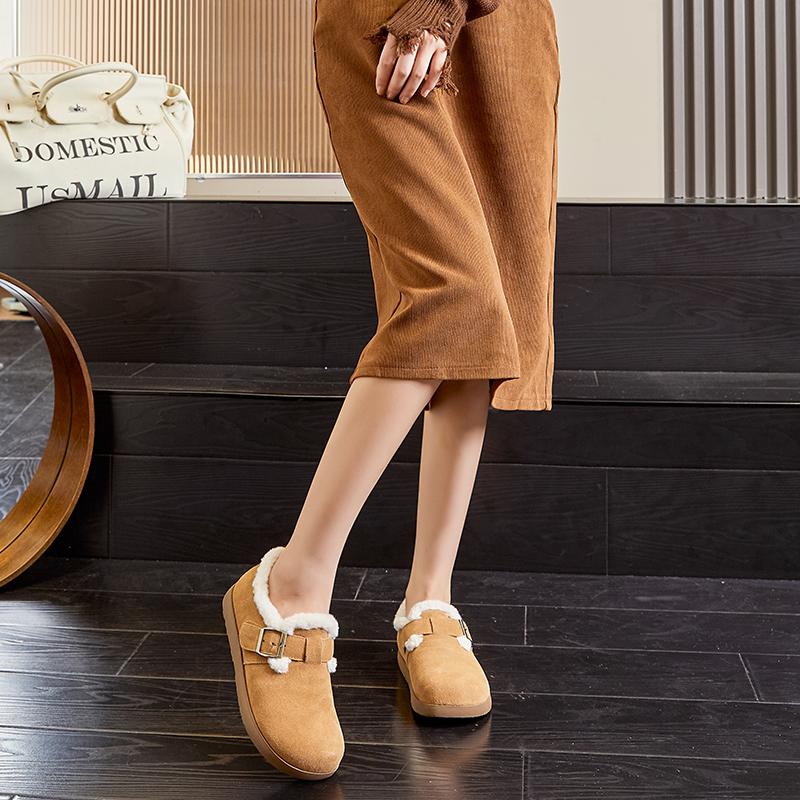 Flat-soled Plus Velvet Flat Shoes for Women Winter Women Sneakers Shoes Comfortable Fur Female Shoes for Women