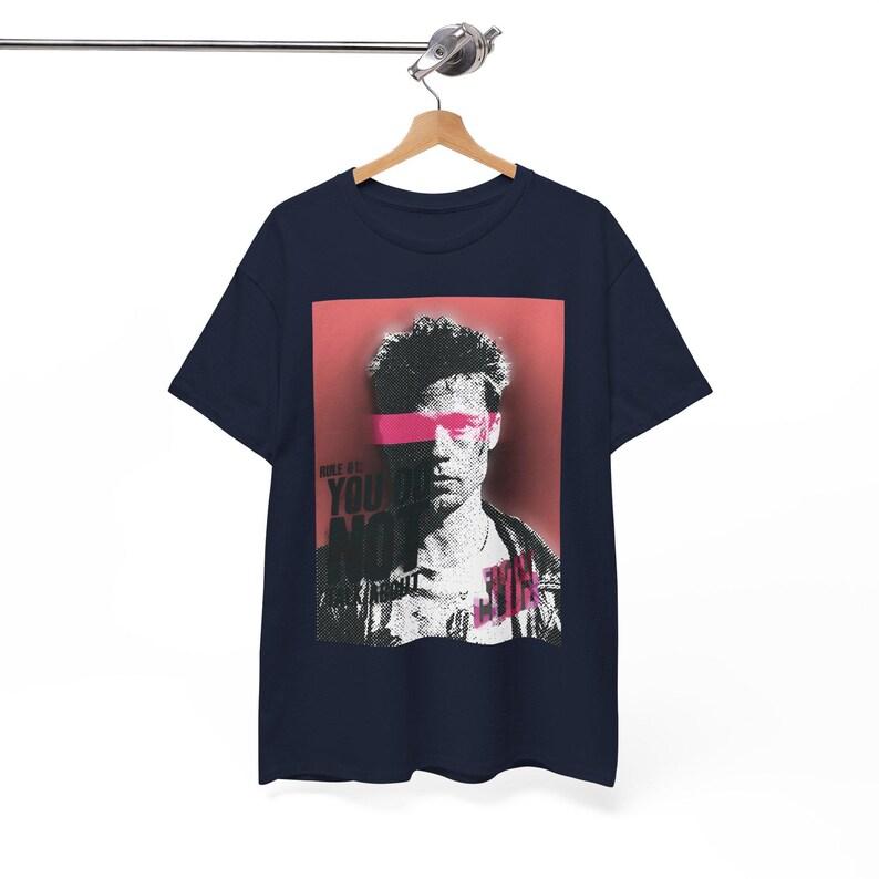 Moda Estiva 2026 T-shirt Trendy Vintage Fight Club T-shirt _ Tyler Durden Graphic Tee Hip Hop Streetwear T-shirt Oversize