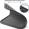 Silicone Wavy Insulated Pot Holder & Coaster - Anti-scald Square Placemat for Kitchen & Dining Table