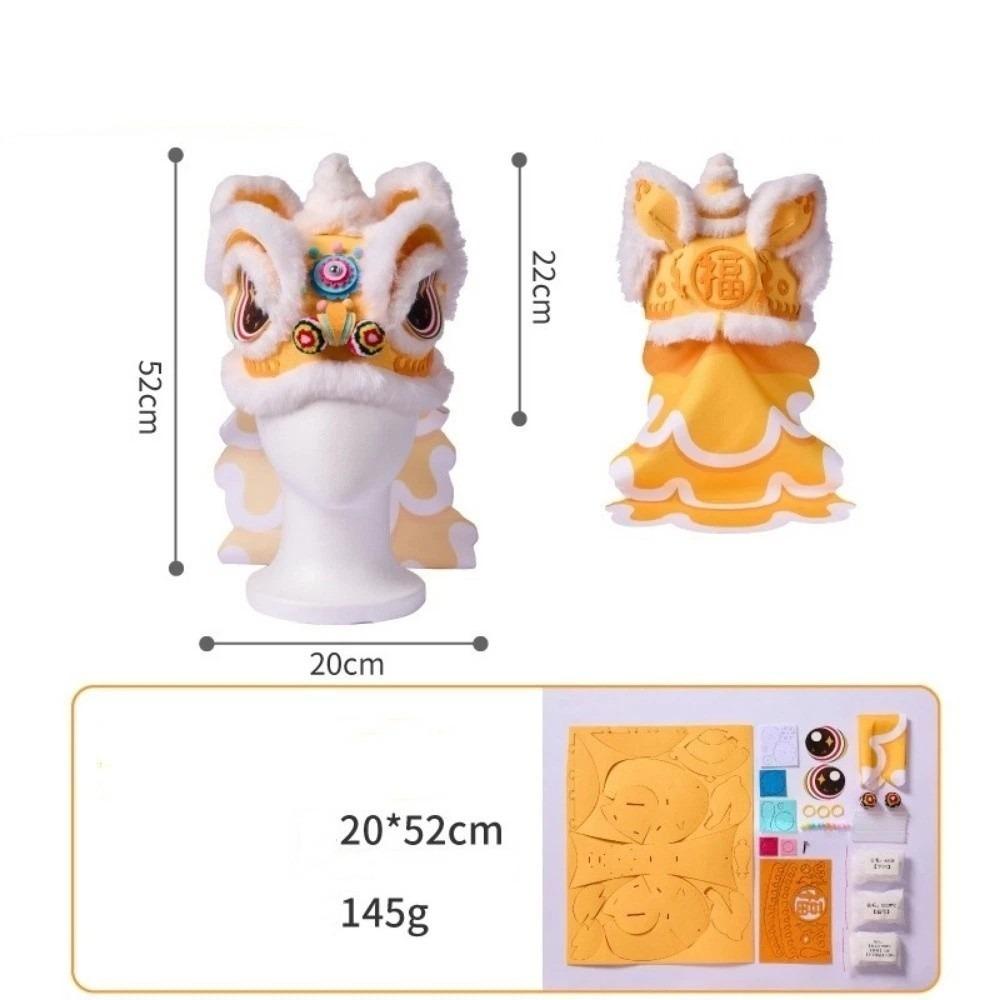 

Non Woven Handmade Headwear Plush Headwear Props Creative Festival Hat Children s Crafts жовтий