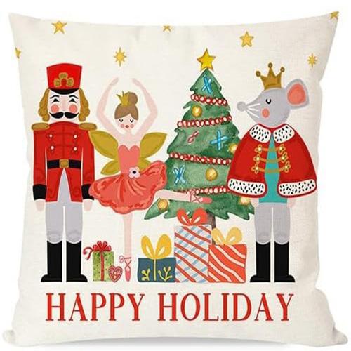 Weihnachts-Nussknacker-Kissenbezüge: Festliche Designs für eine magische Weihnachtszeit Sofas, Schlafzimmer-Kissenbezüge, Weihnachtsgeschenke