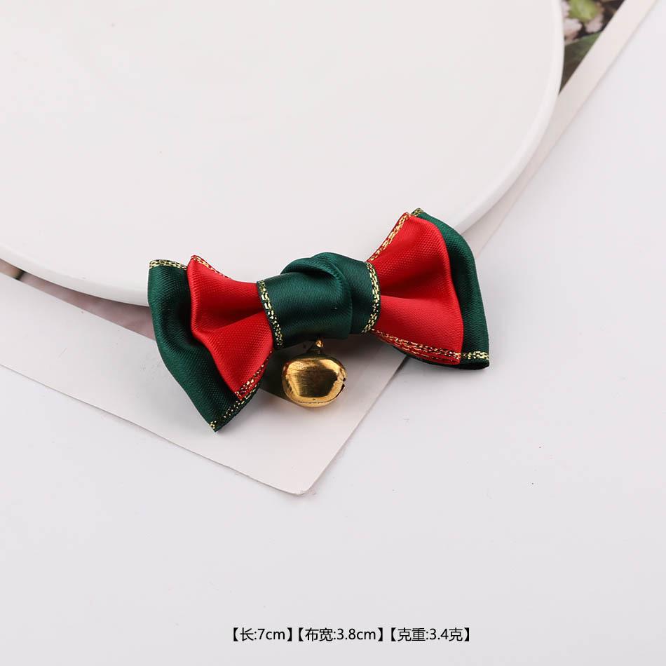 Christmas Day Decorative Bow Tied Silk Bell Gift Box Christmas Tree Pendant DIY Jewelry Accessories