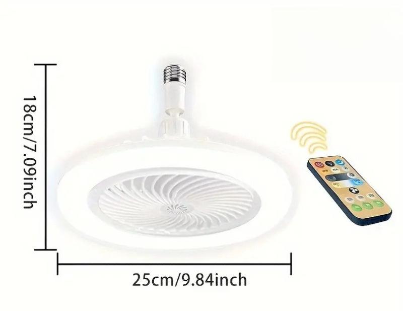 

Трехцветный вентилятор с ароматерапией и пультом дистанционного управления, съемный бесшумный светильник, подходит для кабинета/столовой/спальни белый