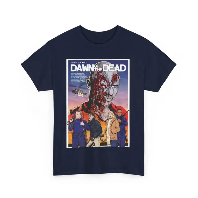 Dawn Of The Dead 1978 George A Romero Movie T Shirt Heavy Cotton