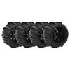4PCS RC Wheel Tires 12mm Hex Hub 85mm Diameter Rubber Tire Replacement for 16A01 16A02 16A03 16A04 16A08 1/16 RC Car