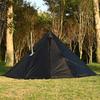 Hexagonal Pyramid Waterproof Tipi Tent: Sun-Protected Indian Camping Gear