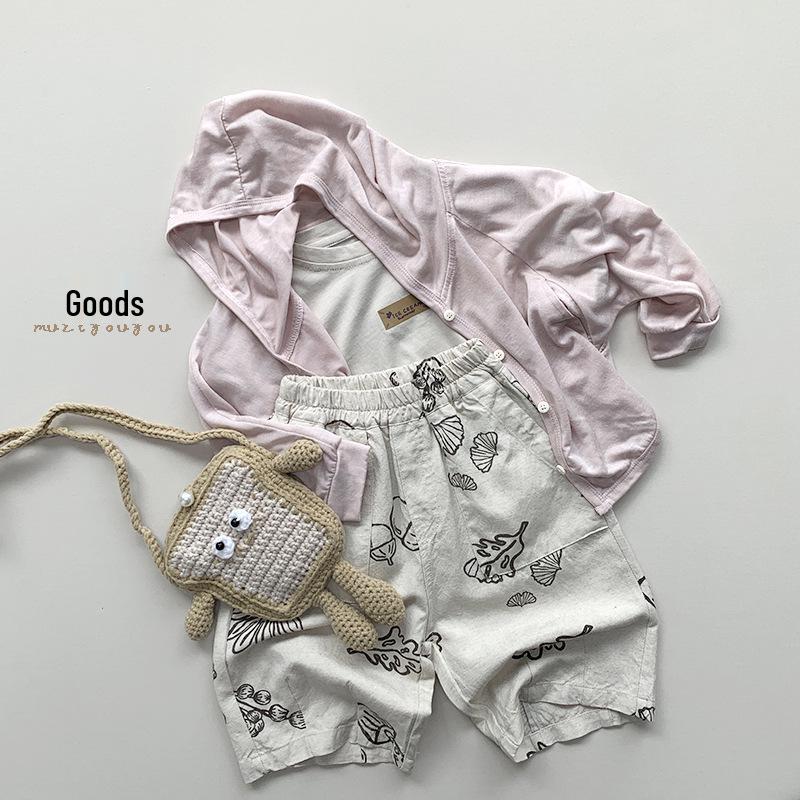 Kids' Lightweight Summer Sun Protection Cardigan - Korean Style