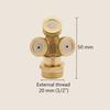 1/4" 1/2" Brass Garden Sprayer Nozzle 1/2/3/4 Hole Orchard Agriculture Irrigation Pesticide Spraying Sprinkler Head with Filter