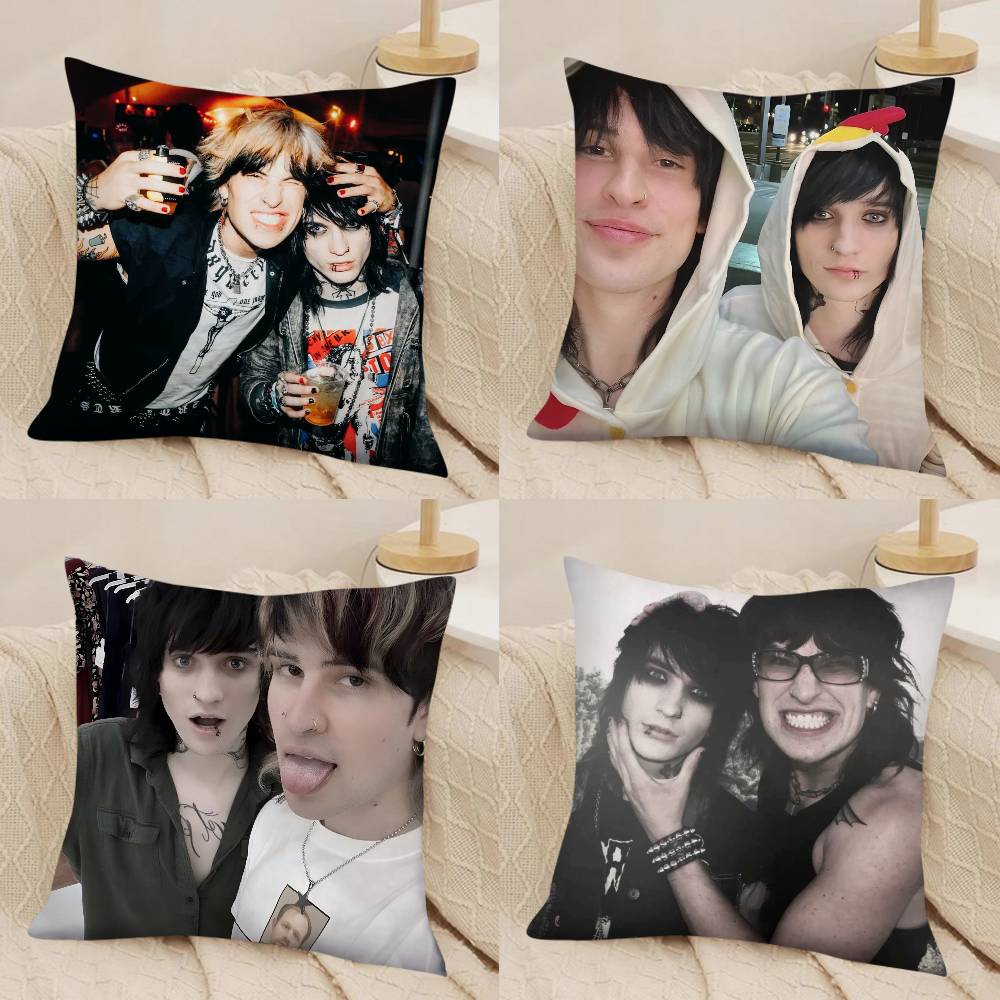 Tonnika Chen Unisex 1Pc H-Jake Webber Johnnie G-Guilbert Pillow Case Fashion Square Pillowcase Bedroom Sofa Room Ins Decoration Leisure