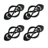 1/4Pcs Vintage French Hair Barrette Matte Finish Hair Clips Cross-Shaped Design Hair Styling Tool Hair Accessories