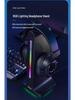 Fifine RGB Gaming Headset with USB Stand & Voice-activated Light