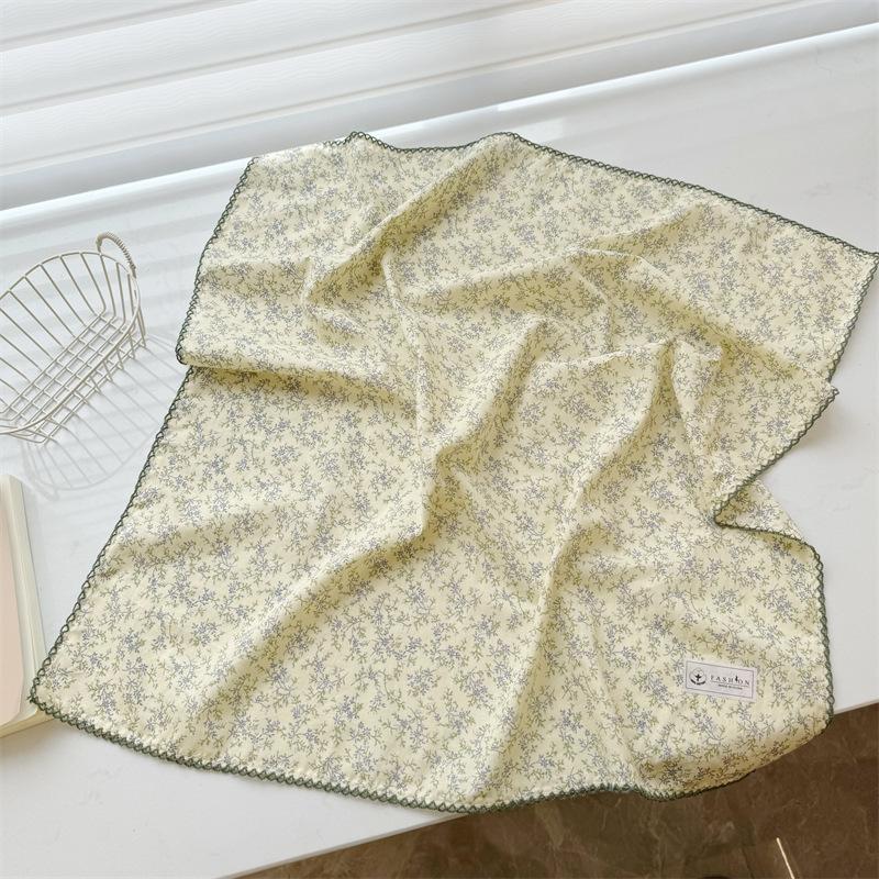 Square Scarf Women High Quality Bandana Female Headkerchief cotton linen Feeling Neckerchief Hijab Shawl Warps Summer Scarves