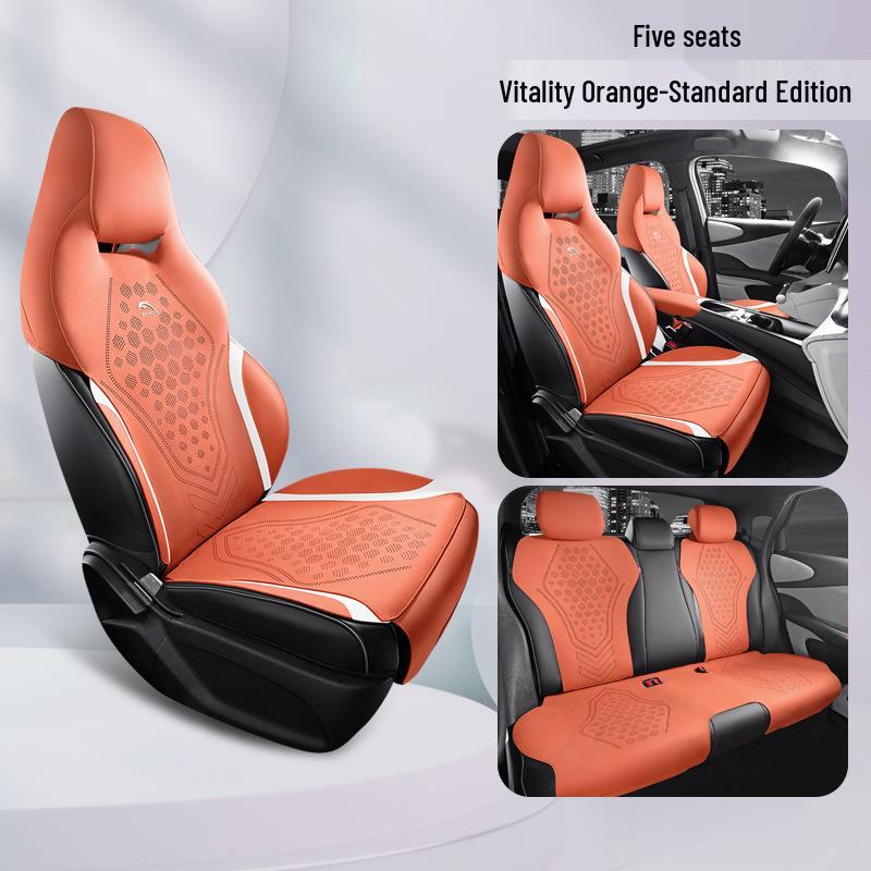 

BYD Dolphin Saddle Pad Car Seat Cushion for All Seasons - Fits Five-Seater Pure Electric Models. Note: Car model year