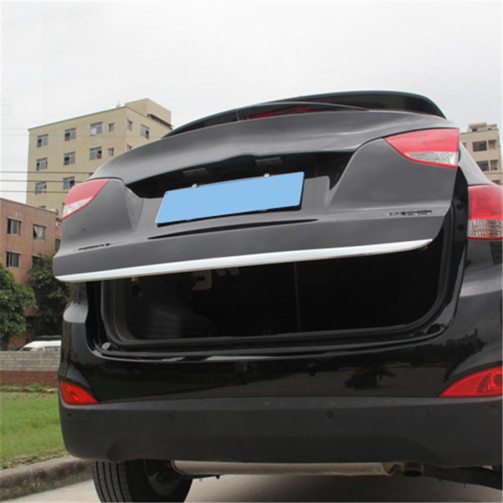 Capacul inferioară a ușii din spate a hayonului Decorație din oțel inoxidabil Accesorii pentru mașină pentru Hyundai IX35 2010-2017