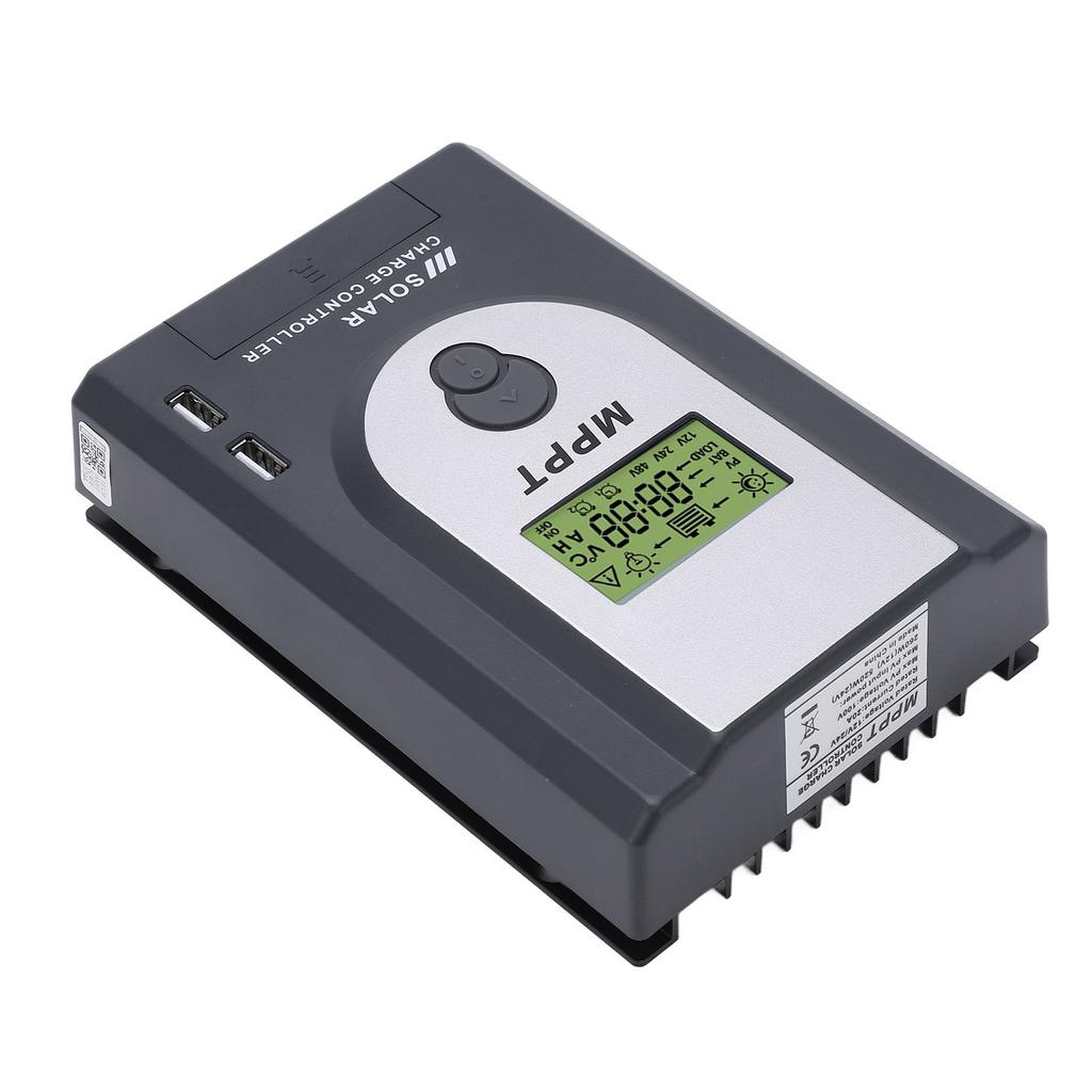 12V 24V MPPT Solar Charger Controller 10A Adjustable Parameter With Dual USB Port Solar Panel Regulator